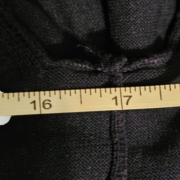 Neiman Marcus Women’s M Navy Blue Open Front Cardigan Sweater Rayon Blend - Picture 10 of 13